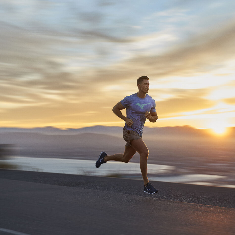Mizuno Core RB Graphic Tee Dazzling Blue